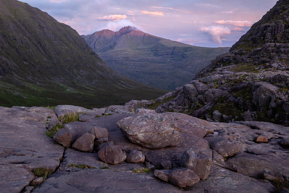 Rob Henderson - Last Light on Liathach. Torridon.